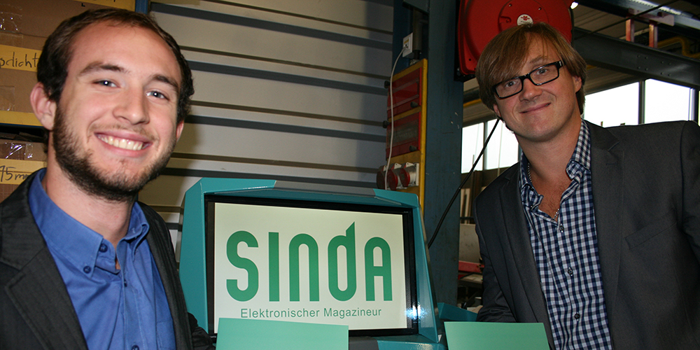 Ing. Thomas Sonnleitner (Metallbau Sonnleitner) und Christian Mikolasch (BANGS) Ing. Thomas Sonnleitner (Metallbau Sonnleitner) und Christian Mikolasch (BANGS)